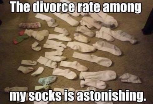 divorced socks
